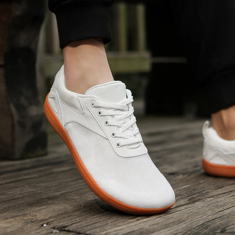 Scarpe Da Passeggio Traspiranti In Mesh Unisex A Punta Larga Per Uomo Comode Scarpe Sportive Per Esterni
