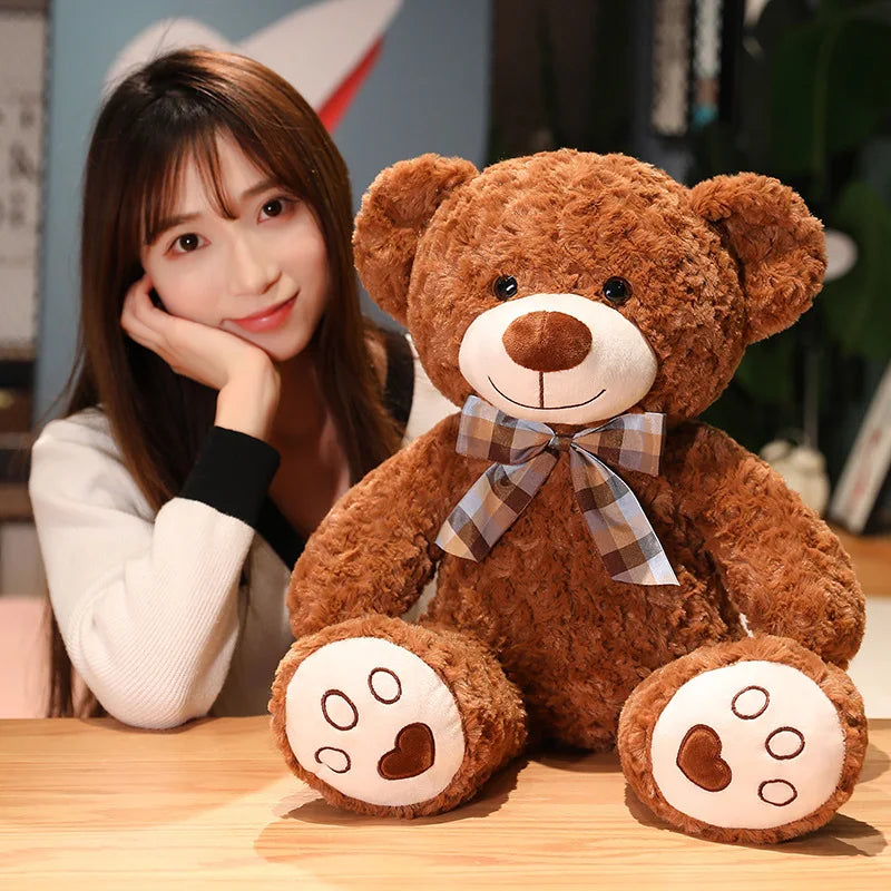 Orso Peluche Con Papillon Kawaii 35 50 60 Cm Cuscino Morbido Per Bambini Ragazze Regalo Perfetto Per Bimbi E Ragazze