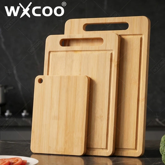 Tagliere In Bambù A Doppia Faccia Naturale Moso Anti Muffa Utensile Da Cucina Per Uso Domestico