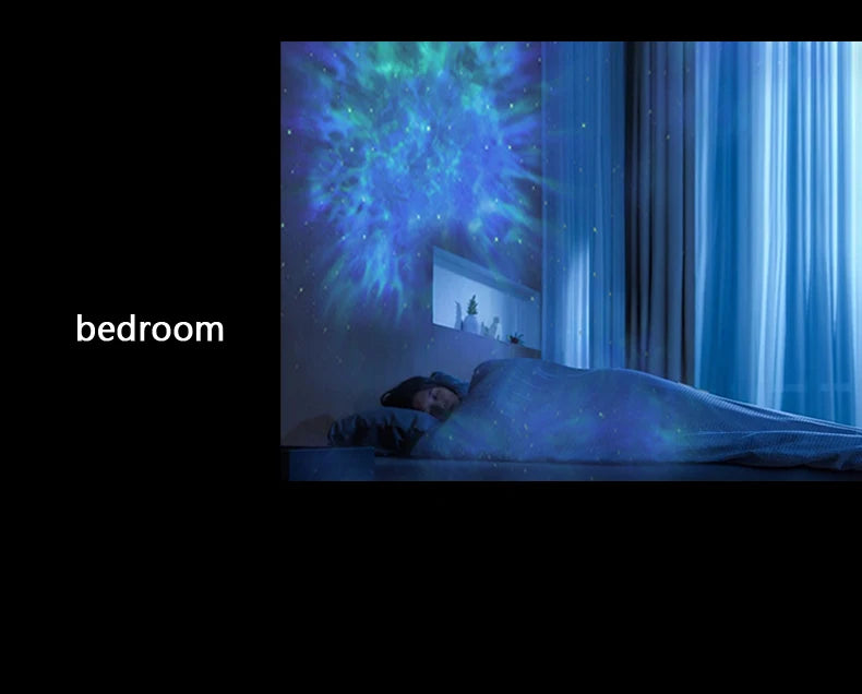 Proiettore galassia astronauta Proiettore luce notturna stella e luna Timer remoto Bluetooth 360 ° Angolo regolabile per regalo per bambini in camera da letto
