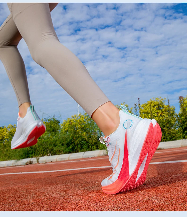 Scarpe Da Corsa Professionali Per Maratona In Carbonio Unisex Ultraleggere Con Assorbimento Degli Urti E Supporto Stabile