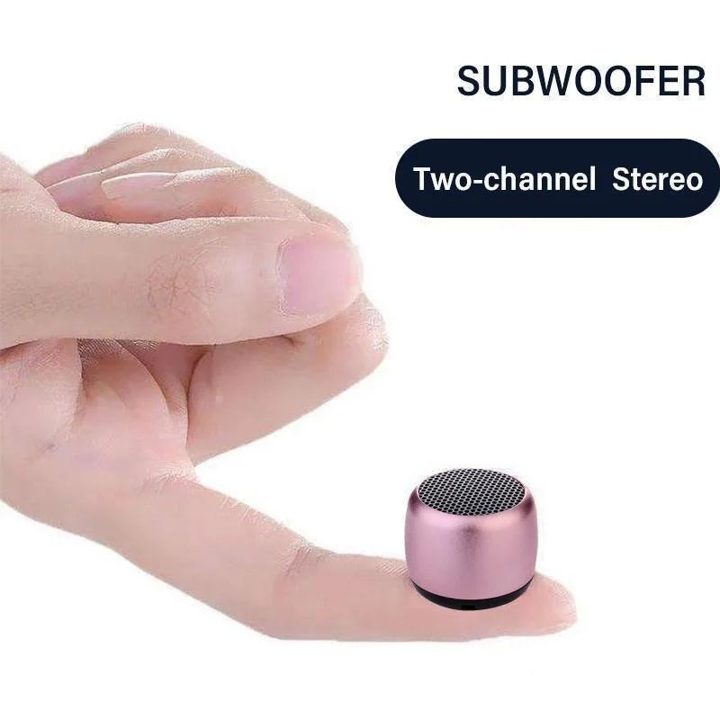 Mini Altoparlante Bluetooth Senza Fili Portatile In Metallo Lettore Musicale Per PC E Smartphone