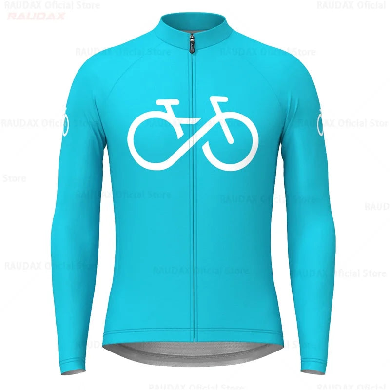 Maglia Da Ciclismo A Maniche Lunghe Uomo Traspirante MTB Mountain Bike 2025 Primavera Autunno Triathlon