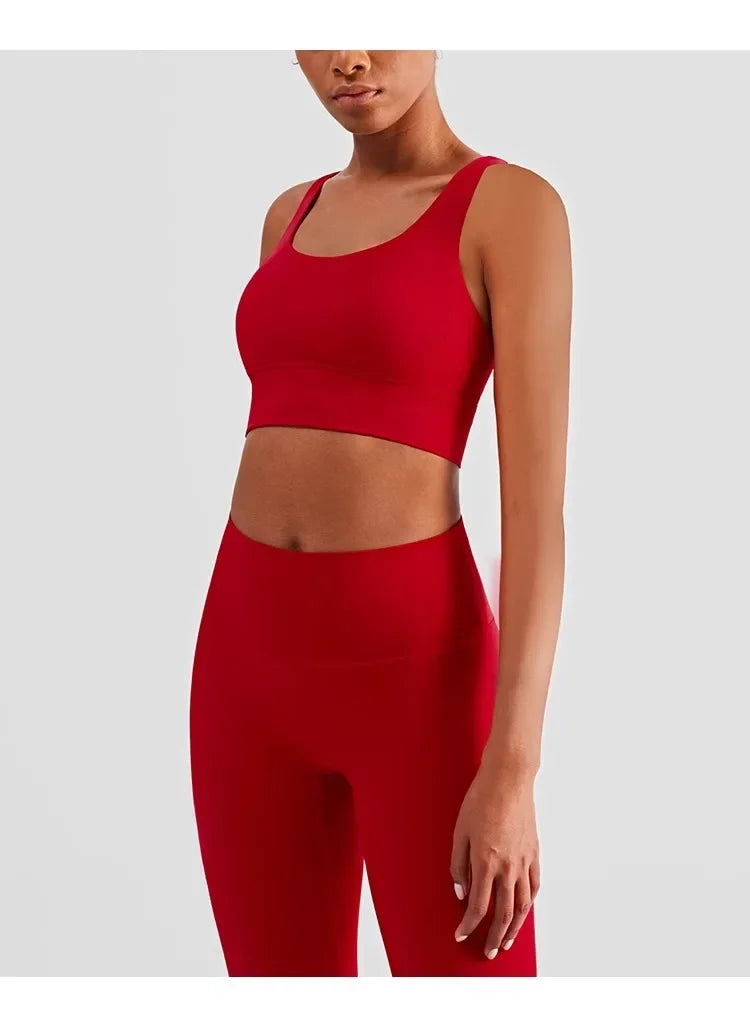 Tuta Da Yoga Due Pezzi Da Donna Abbigliamento Sportivo Per Pilates E Fitness Leggings Reggiseno Sportivo Traspirante
