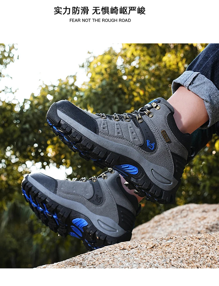 Scarponi Da Trekking Unisex Alla Caviglia Plus Size Outdoor 2025 Montagna Deserto Impermeabili Traspiranti