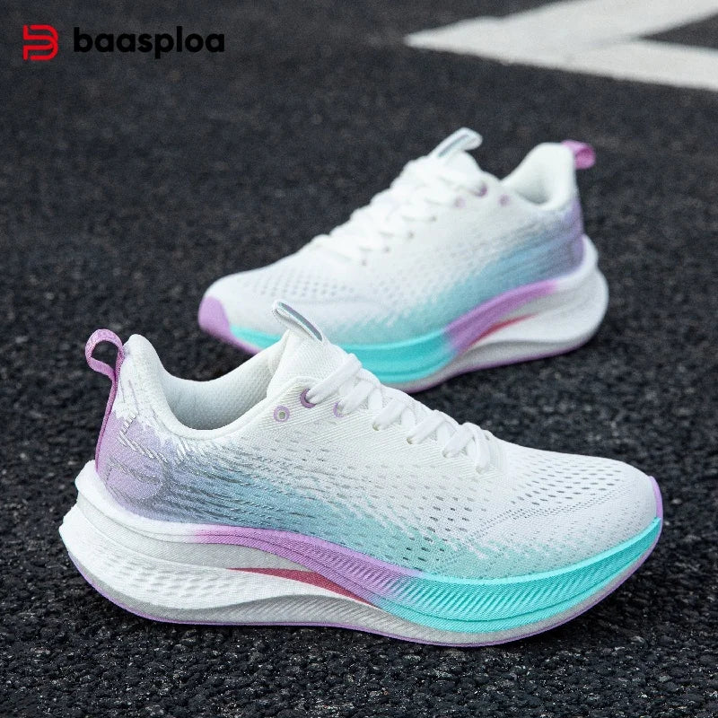 Scarpe Da Corsa Professionali Da Donna Con Piastra In Carbonio Antiscivolo Traspiranti Per Esterni Leggere Stabilizzanti