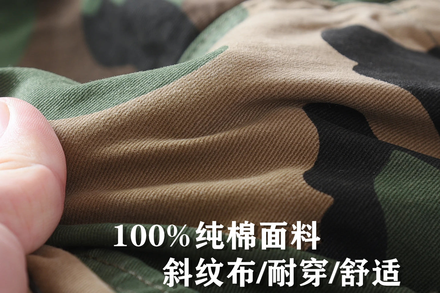 Estate New American Retro Camouflage Cargo Shorts Da Uomo In Cotone Lavato Con Multi Tasche