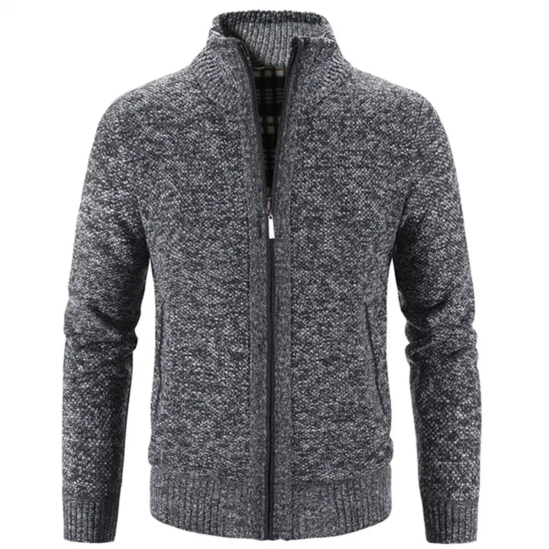 Nuova Primavera Autunno Maglione Lavorato a Maglia Uomo Moda Slim Fit Cardigan Casual
