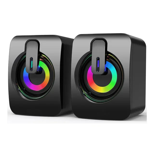 Ballena Altoparlante PC Stereo Ad Alta Fedeltà Con Microfono USB Cablato Ideale Per Gaming E Lavoro