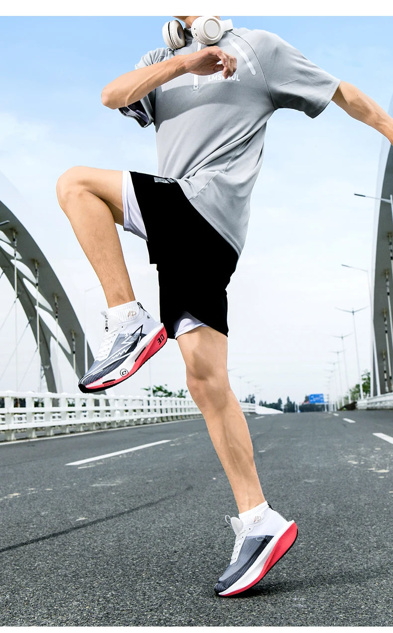 Scarpe Da Corsa Uomo Piastra In Carbonio 3.0 Maratona Rimbalzo Stabile Resistenti All Usura Scarpe Ginnastica Allenamento