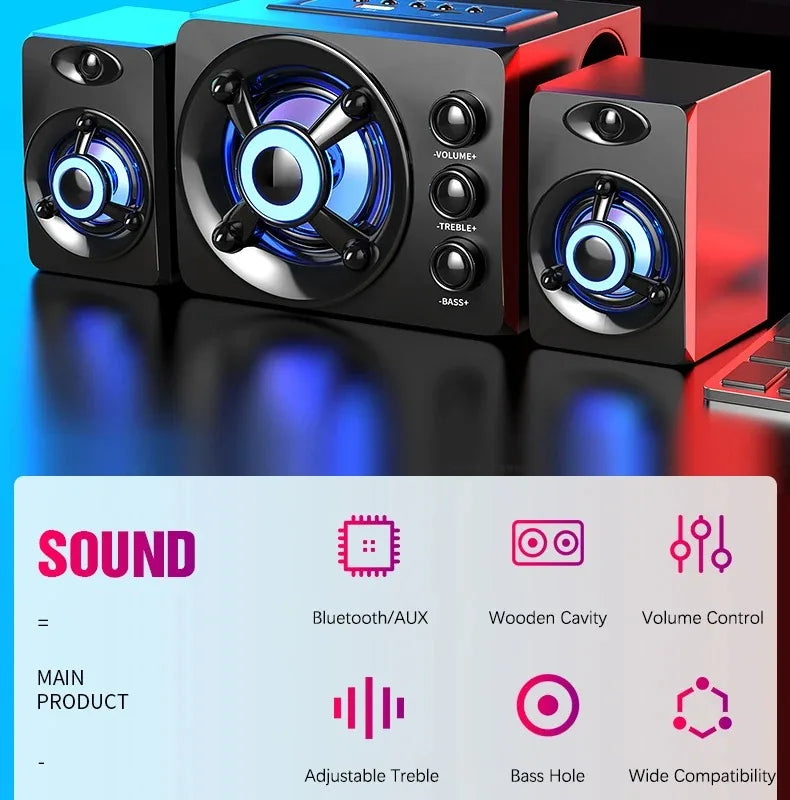 Barra Sonora Bluetooth HiFi 3D Con LED Colorati Per TV E Home Theater Immersiva Per Appassionati Cinema