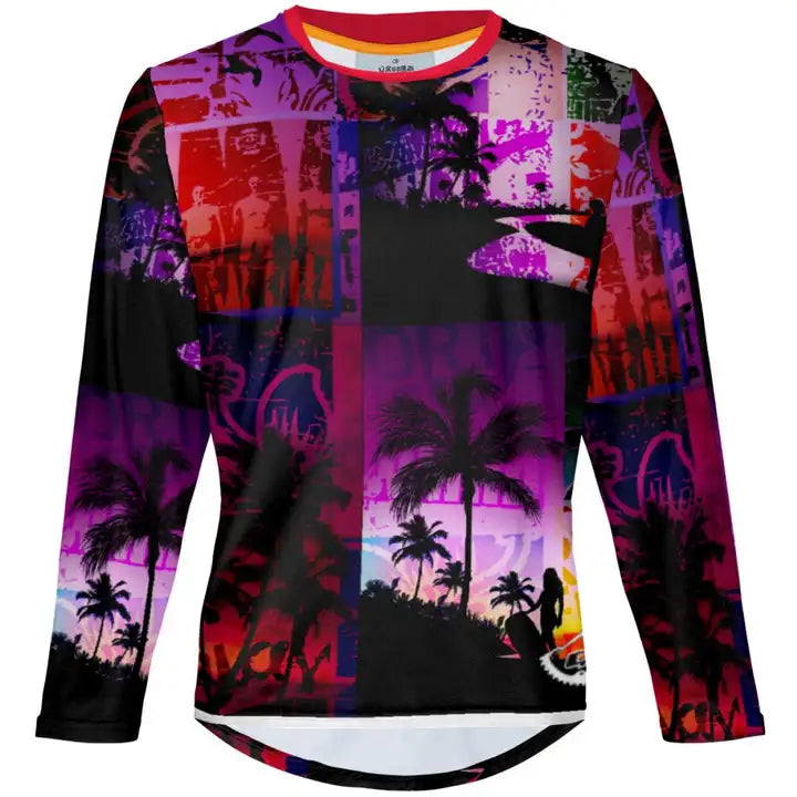 Maglia Da Ciclismo Uomo A Maniche Lunghe Per MTB Fuoristrada Enduro Downhill Abbigliamento Sportivo Per Corse Su Strada