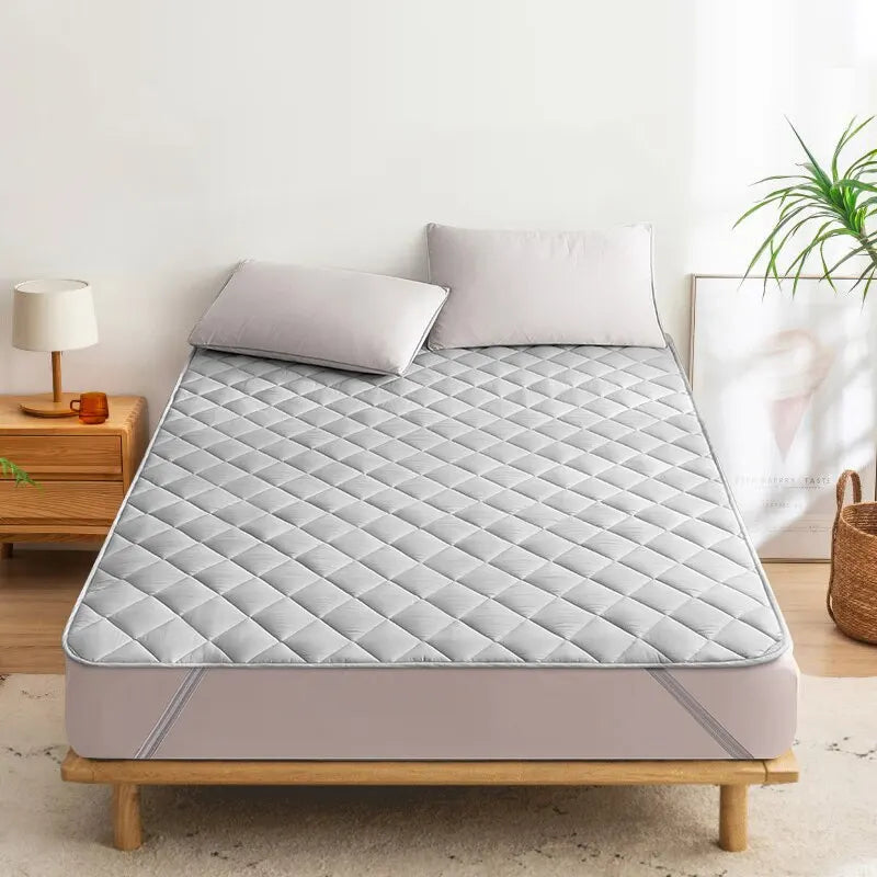 Coprimaterasso Lavabile Con Elastico Traspirante Sottile E Facile Da Pulire Per Letto Matrimoniale E Singolo