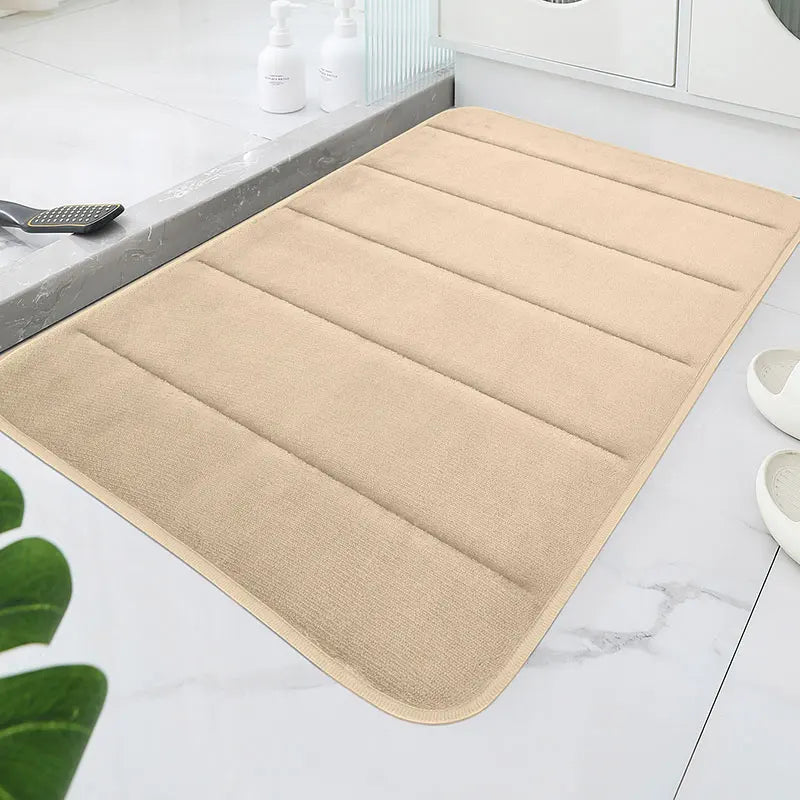 Tappetino Antiscivolo In Velluto Corallo Per Bagno Morbido Con Assorbimento Rapido Della Acqua