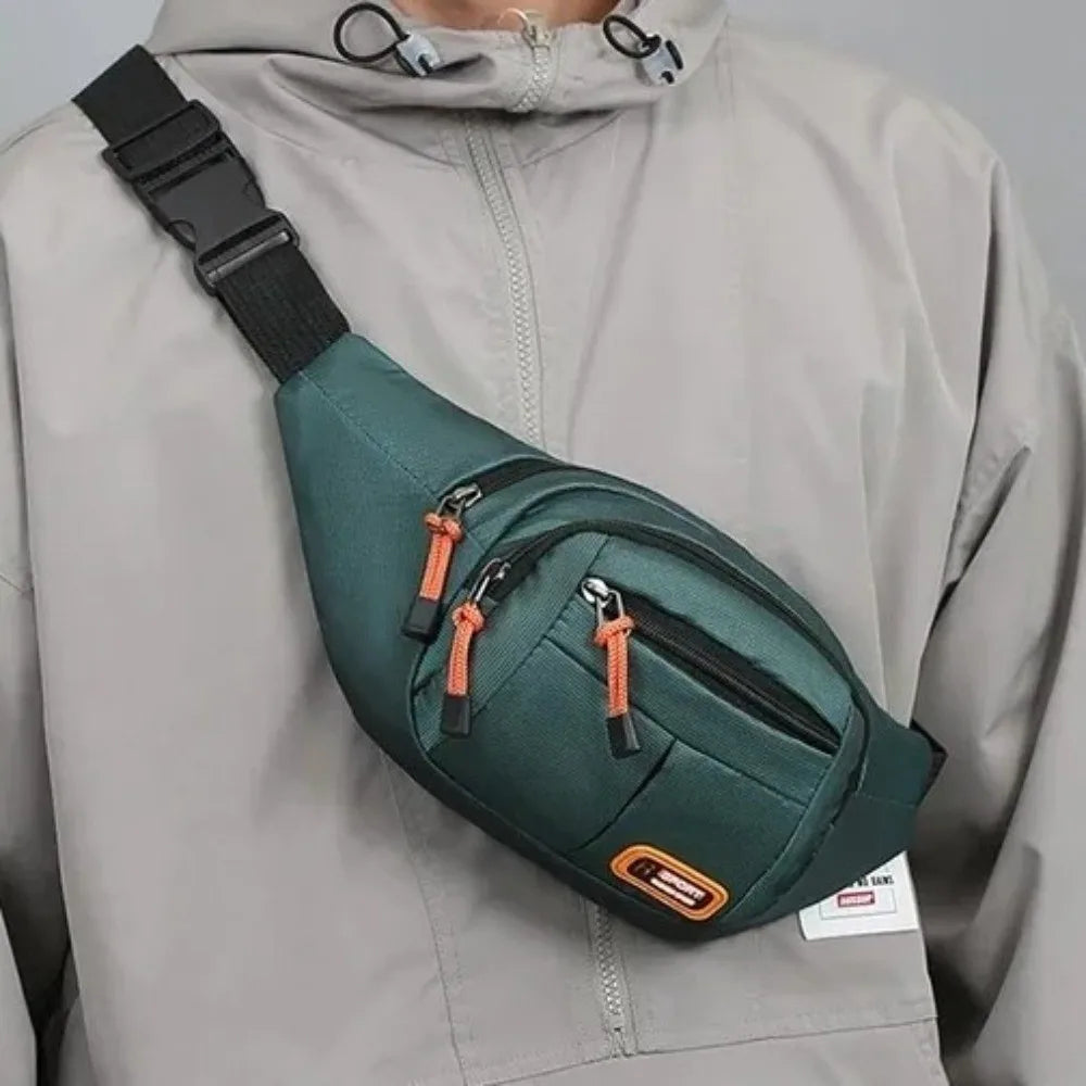 Borsa A Tracolla Da Uomo Oxford Durevole Impermeabile Grande Capacità Unisex Marsupio Multifunzionale
