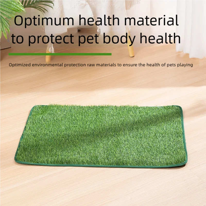 Toilette Per Cani Con Erba Artificiale Riutilizzabile Tappetino Addestramento Vasino Antiscivolo Facile Da Pulire