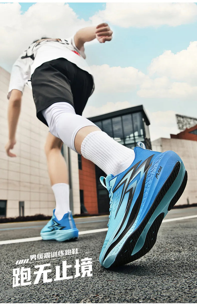 Scarpe Da Corsa Maratona Traspiranti Leggere Con Piastra Carbonio Antiscivolo Sneakers Atletiche Uomo Donna