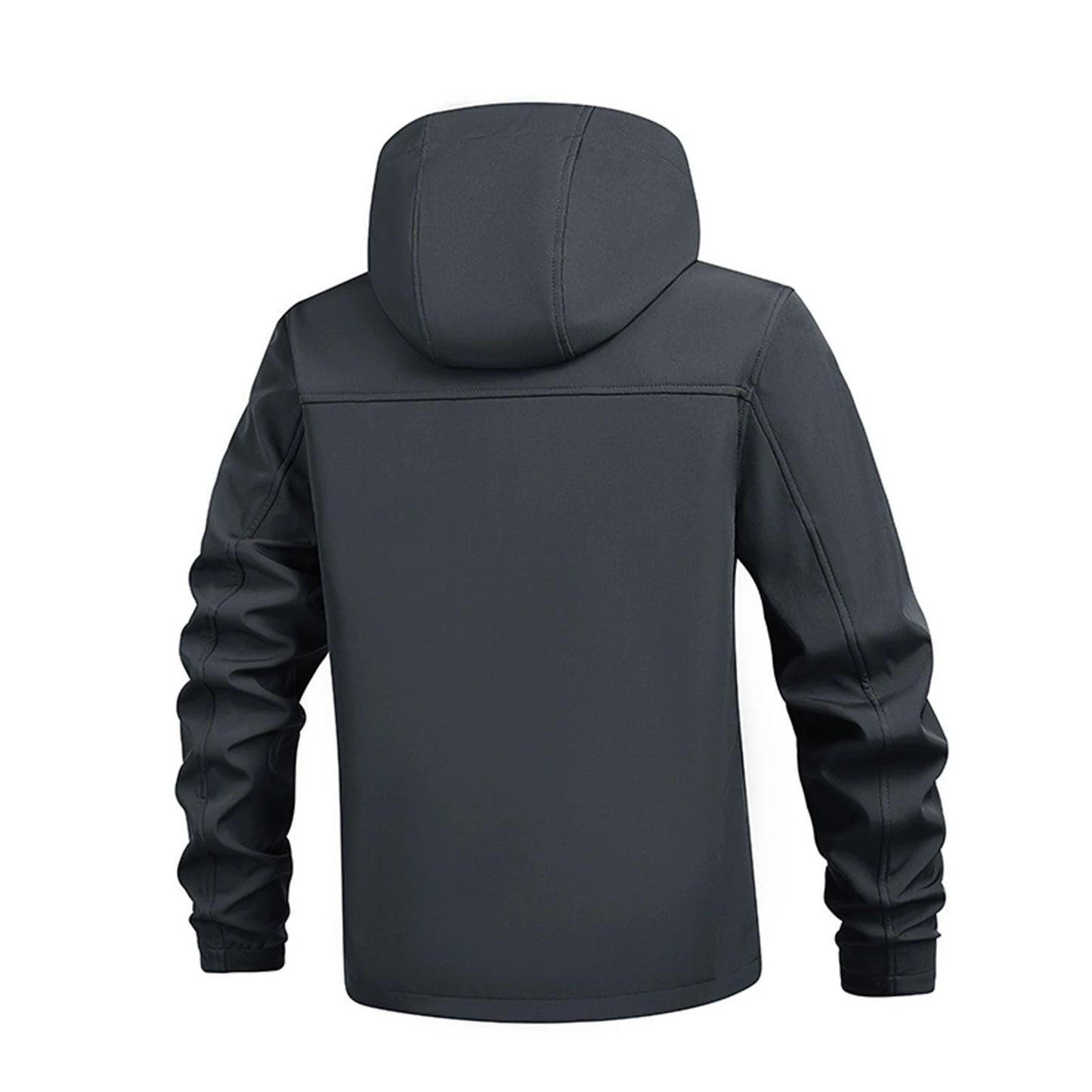 Giacche Con Cappuccio Impermeabili Uomo Autunno Inverno, Ideali Per Escursionismo Caccia Pesca All'aperto Fleece Casual