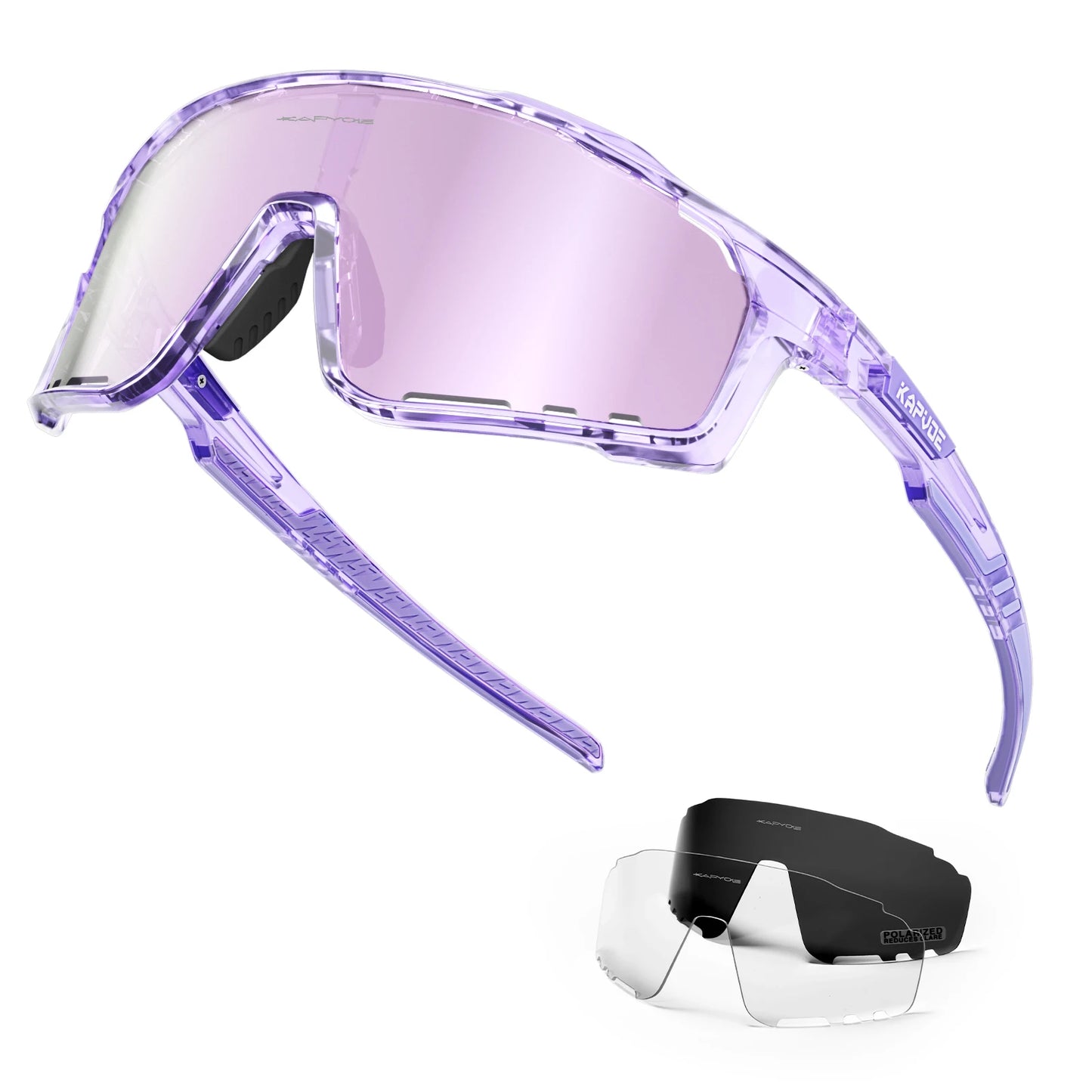 Occhiali Da Ciclismo Polarizzati Kapvoe Da Donna UV400 Occhiali Da Sole Per Bicicletta E Esterno Sport Escursionismo