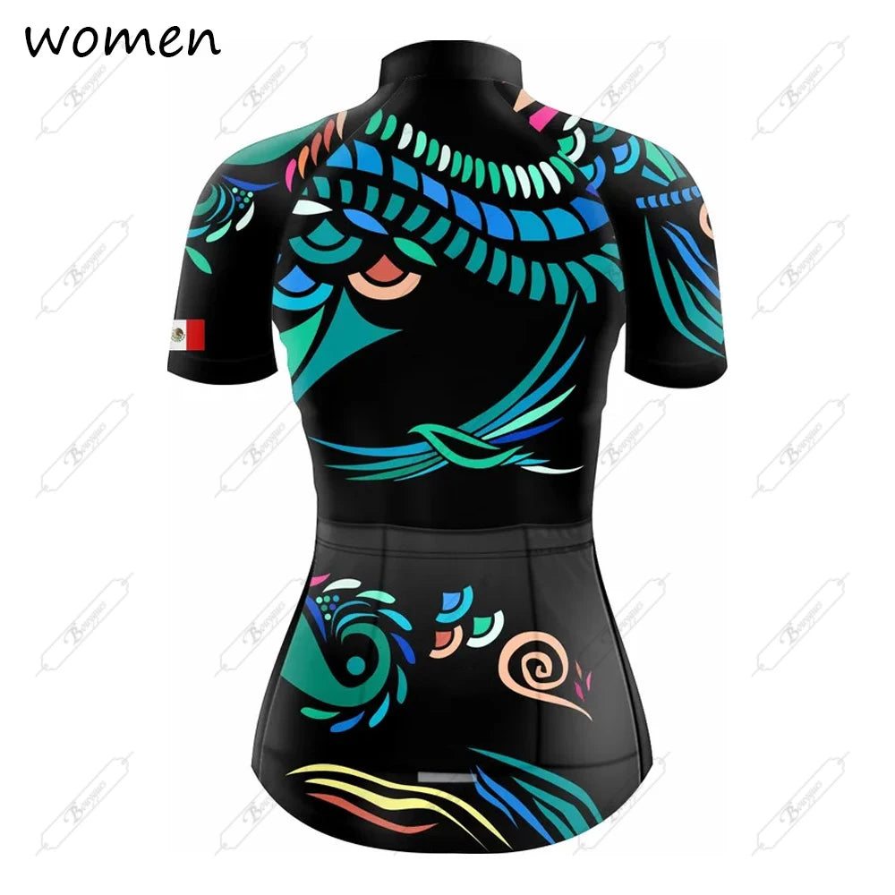 Maglia Da Ciclismo Donna Estate Premium Traspirante Team Racing Abbigliamento Da Ciclismo Maglia Da Bici Corta