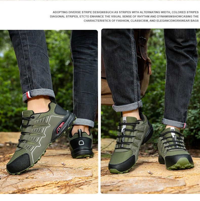 Scarpe Da Trekking Impermeabili Per Uomo Antiscivolo Da Caccia E Allenamento All Aperto Scarpe Da Passeggio Tattiche