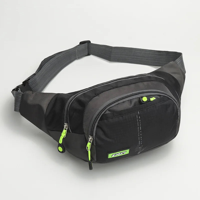 Marsupio Da Viaggio Impermeabile Con Cerniera Borsa A Tracolla Unisex Capacità Regolabile In Nylon