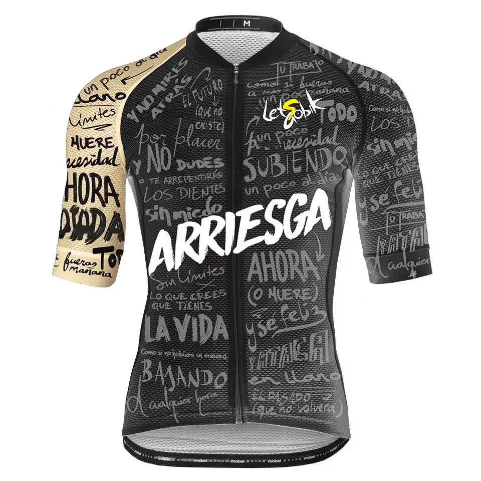 Maglia Ciclismo Uomo Estate Maniche Corte Traspirante Antipilling Riflettente Racing Sport