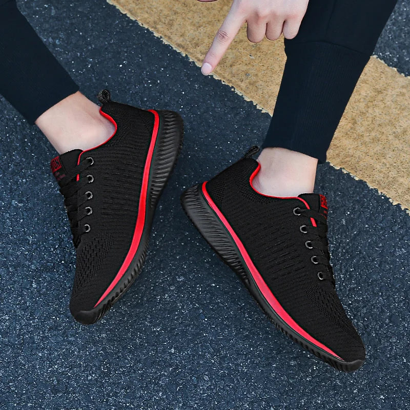 Scarpe Da Corsa Da Uomo Leggere Traspiranti Sneakers Sportive Per Jogging E Passeggio In Mesh Con Lacci Comode