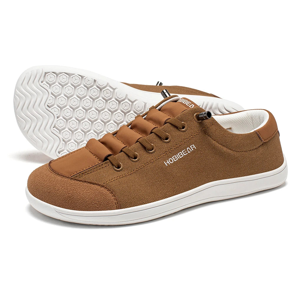 HOBIBEAR Scarpe A Punta Larga Per Piedi Nudi In Tela Minimaliste Slip On Leggere Regolabili Passeggio Sneakers