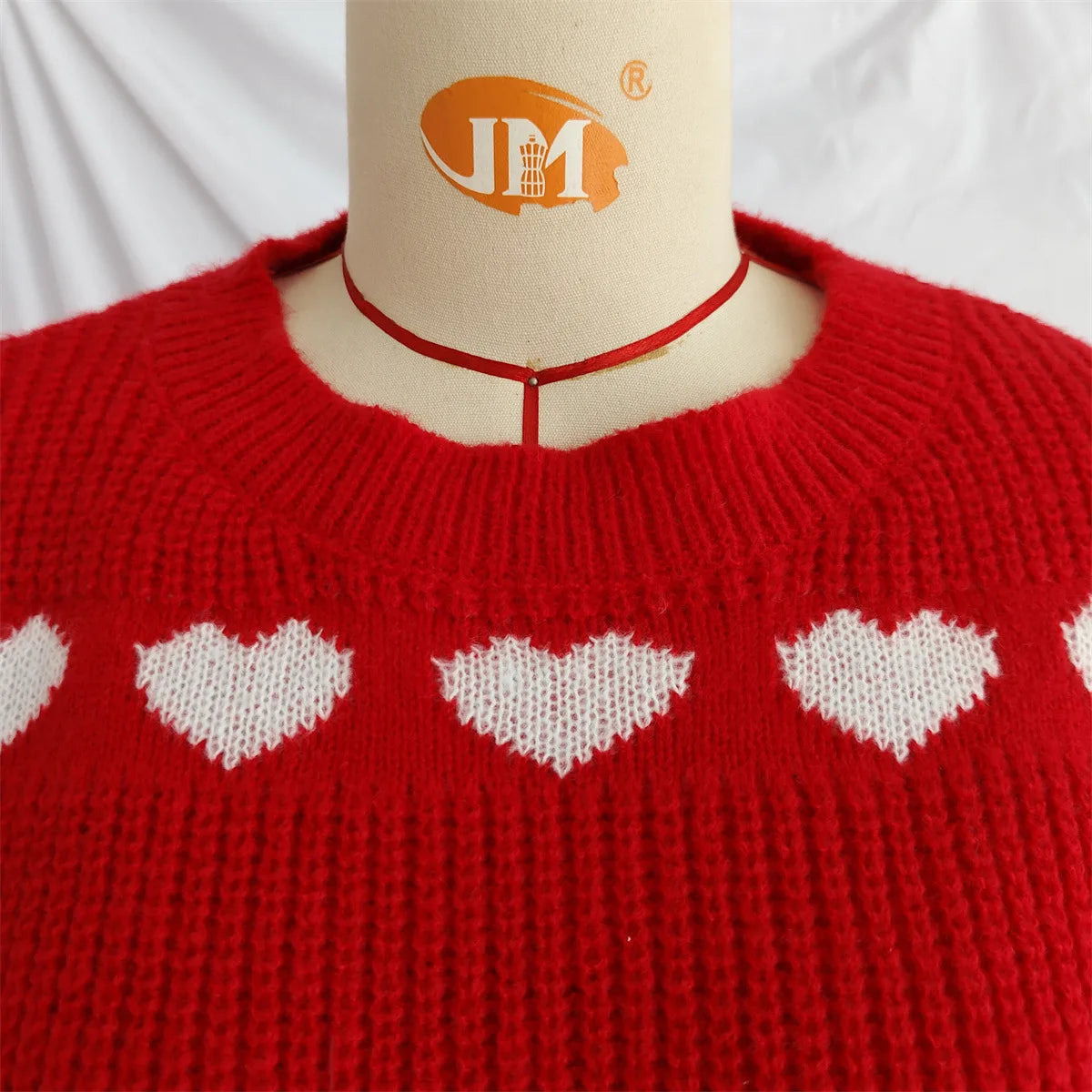 Maglioni Lavorati A Maglia Per Donne In Due Colori Jacquard Collo Rotondo Pullover Trend 2026 Nuovi