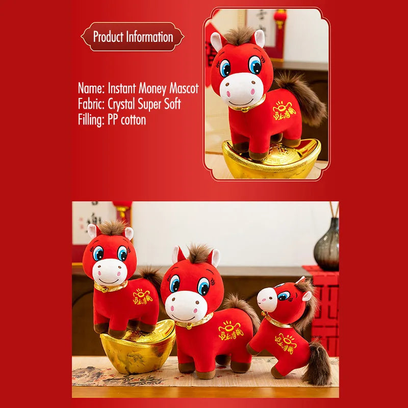 Mascotte Creativa Del Cavallo Anno Nuovo Con Faccia Piangente Decorazione Da Scrivania Regalo Per San Valentino Novità