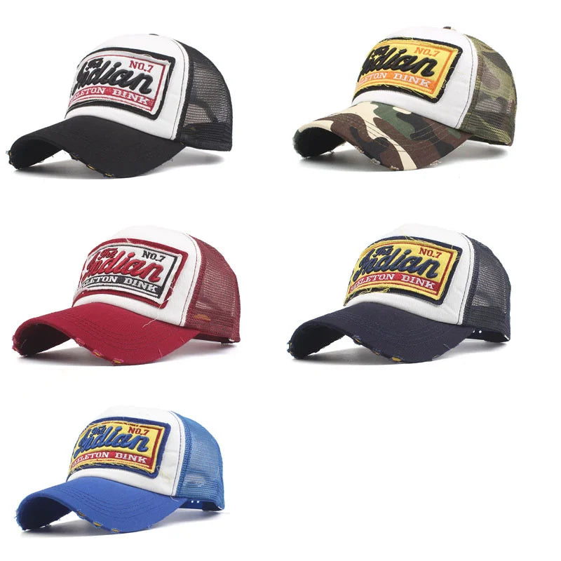 Berretto Da Baseball Streetwear Lettera Ricamo Papà Cappello Snapback Hip Hop Y2K Cappelli Da Camionista Uomo Donna