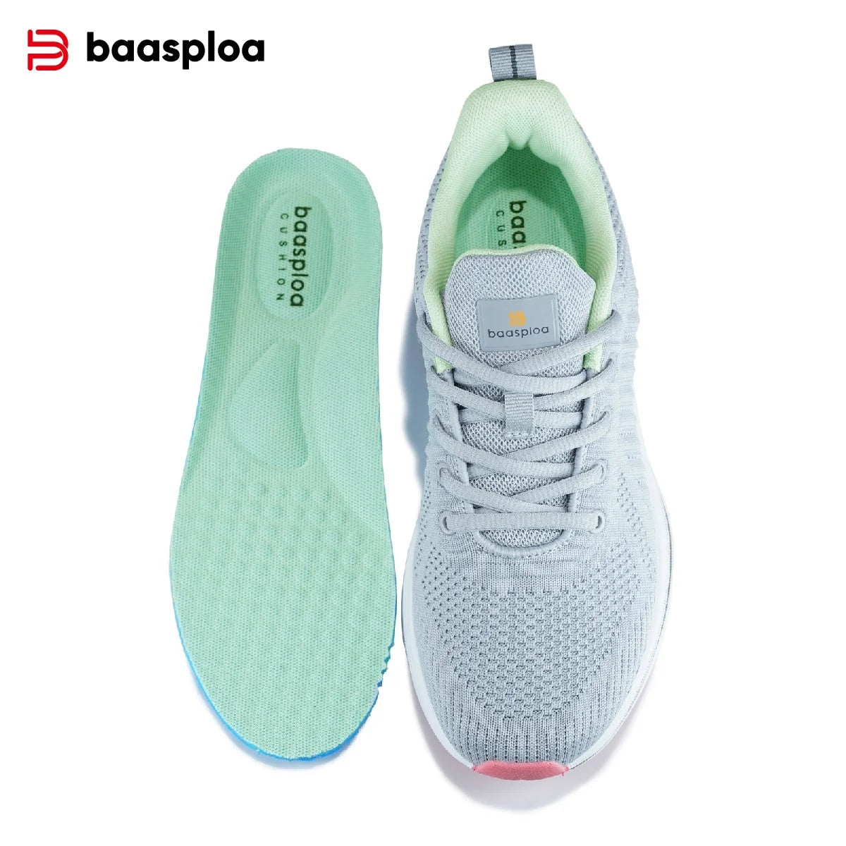 Baasploa Scarpe Da Corsa Da Donna Leggere Traspiranti Antiscivolo Con Ammortizzazione Per Esterni Attive