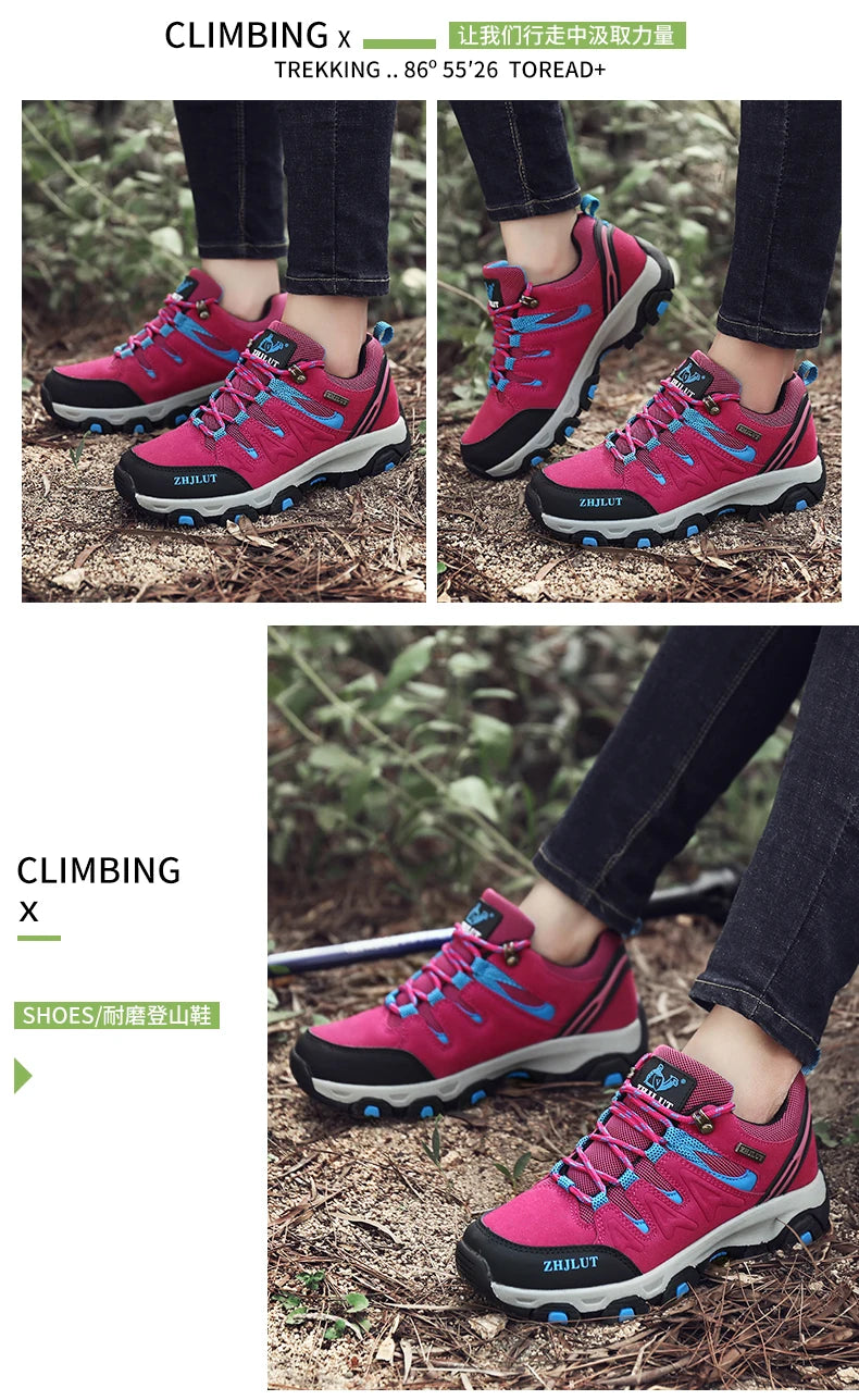 Stivali Da Trekking Da Montagna Per Uomo E Donna Scarpe Passeggio Resistenti All Usura Scarpe Da Arrampicata Estiva