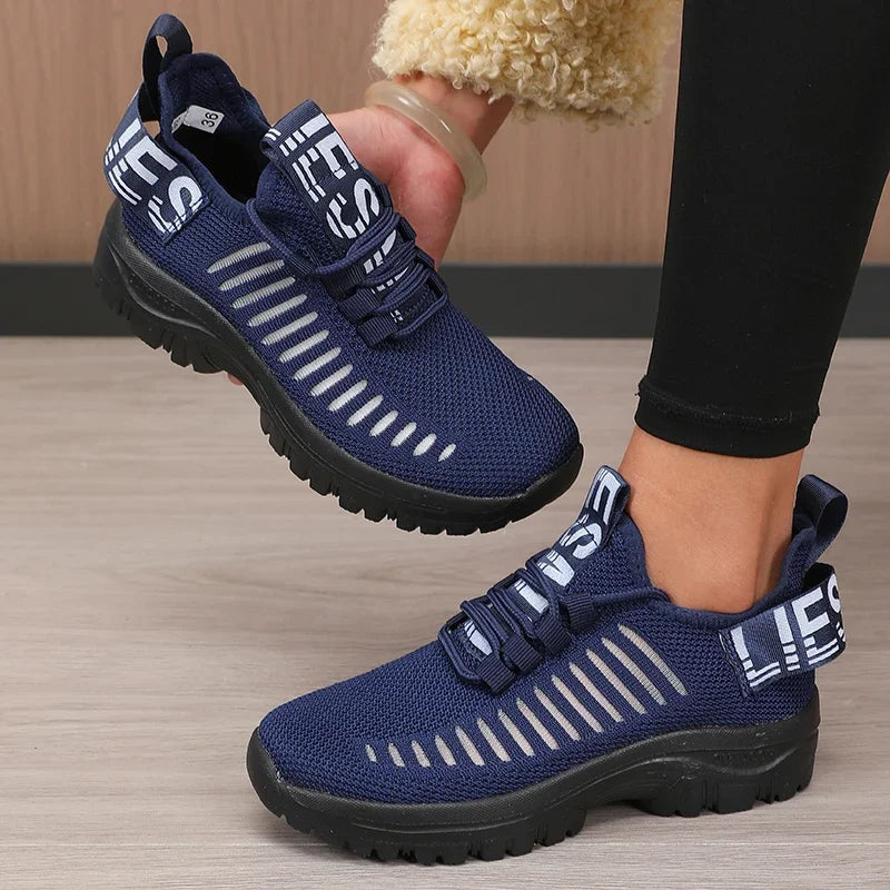 Scarpe Da Corsa In Mesh Traspiranti 2025 Per Donne Leggere Con Suola Imbottita Per Allenamento All Aperto E Palestra