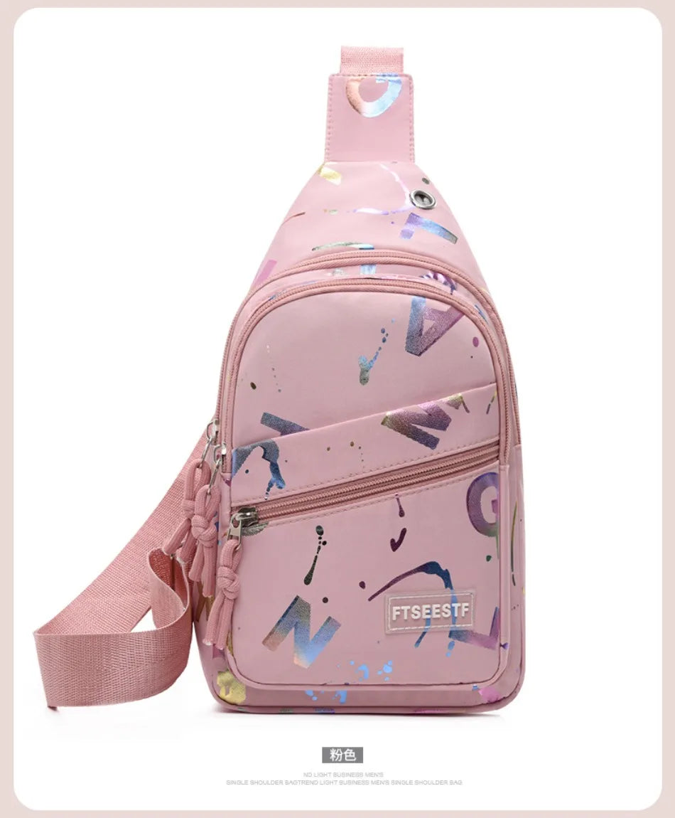 Nuova Borsa Da Petto Per Donna Leggera Con Tracolla Multistrato E Pratica Per Smartphone