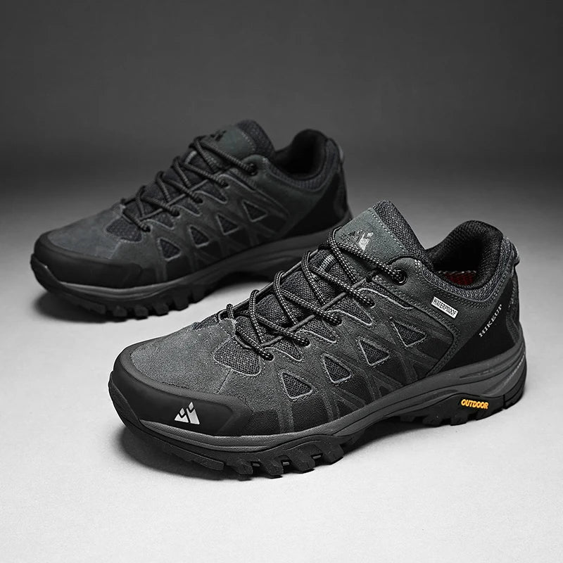Hikeup Scarpe Trekking Da Uomo Traspiranti Con Lacci Ammortizzate Per Esterno E Arrampicata