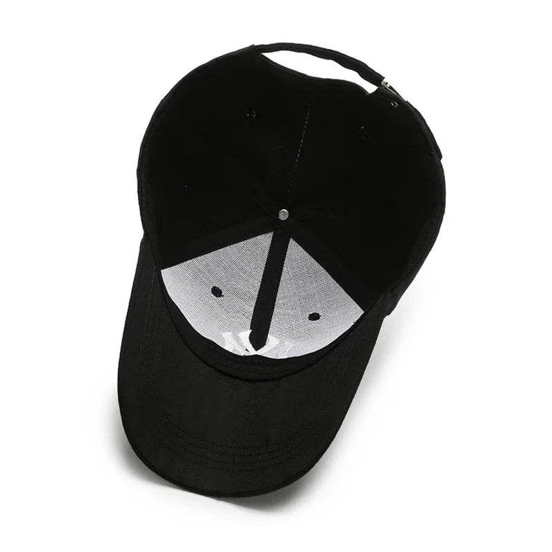 Berretto Da Baseball Unisex Ricamo Lettera Cappello Hip Hop Regolabile Esterno Protezione Solare Primavera Autunno