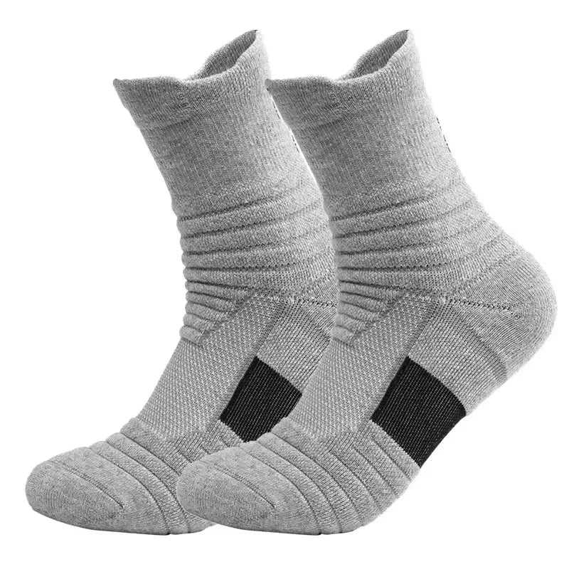Calze Sportive Uomo in Cotone Bamboo Traspiranti Regolano Umidità per Comfort Tutto il Giorno Autunno Inverno 10 Paia