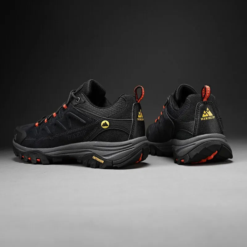 Scarpe Da Trekking Da Uomo In Pelle Hikeup Traspiranti Scarpe Da Ginnastica Da Trekking Turistiche Per Trail E Montagna