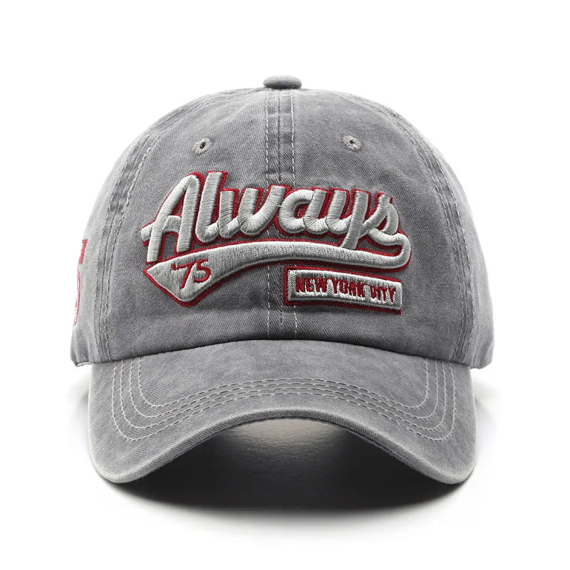 Berretto Da Baseball Unisex Cotone Lavato Con Ricamo Lettere Snapback Estate 2022 Hip Hop Casquette