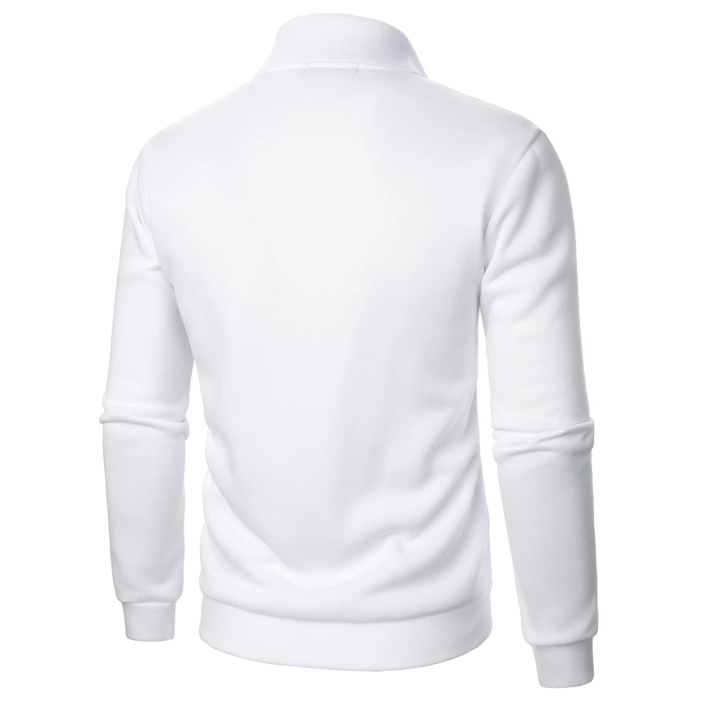 Felpa Con Cappuccio Oversize Da Uomo In Pile Con Mezza Cerniera E Colletto Rialzato Per Primavera E Autunno