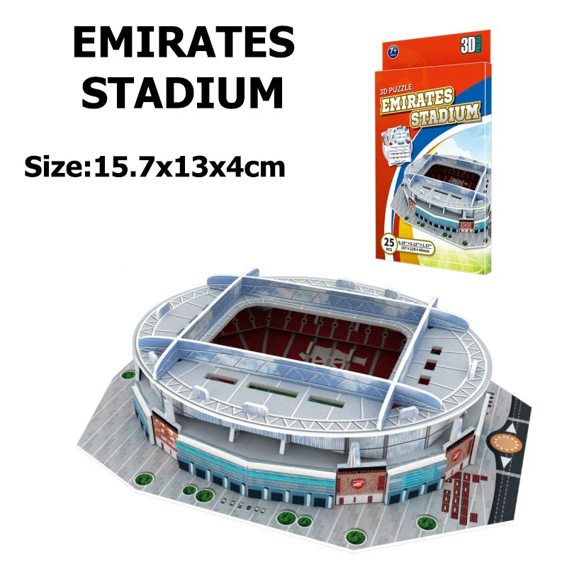 Campo Da Calcio In Miniatura 3D Puzzle Fai Da Te Dei Stadi Famosi Per Fan E Regalo Di Compleanno