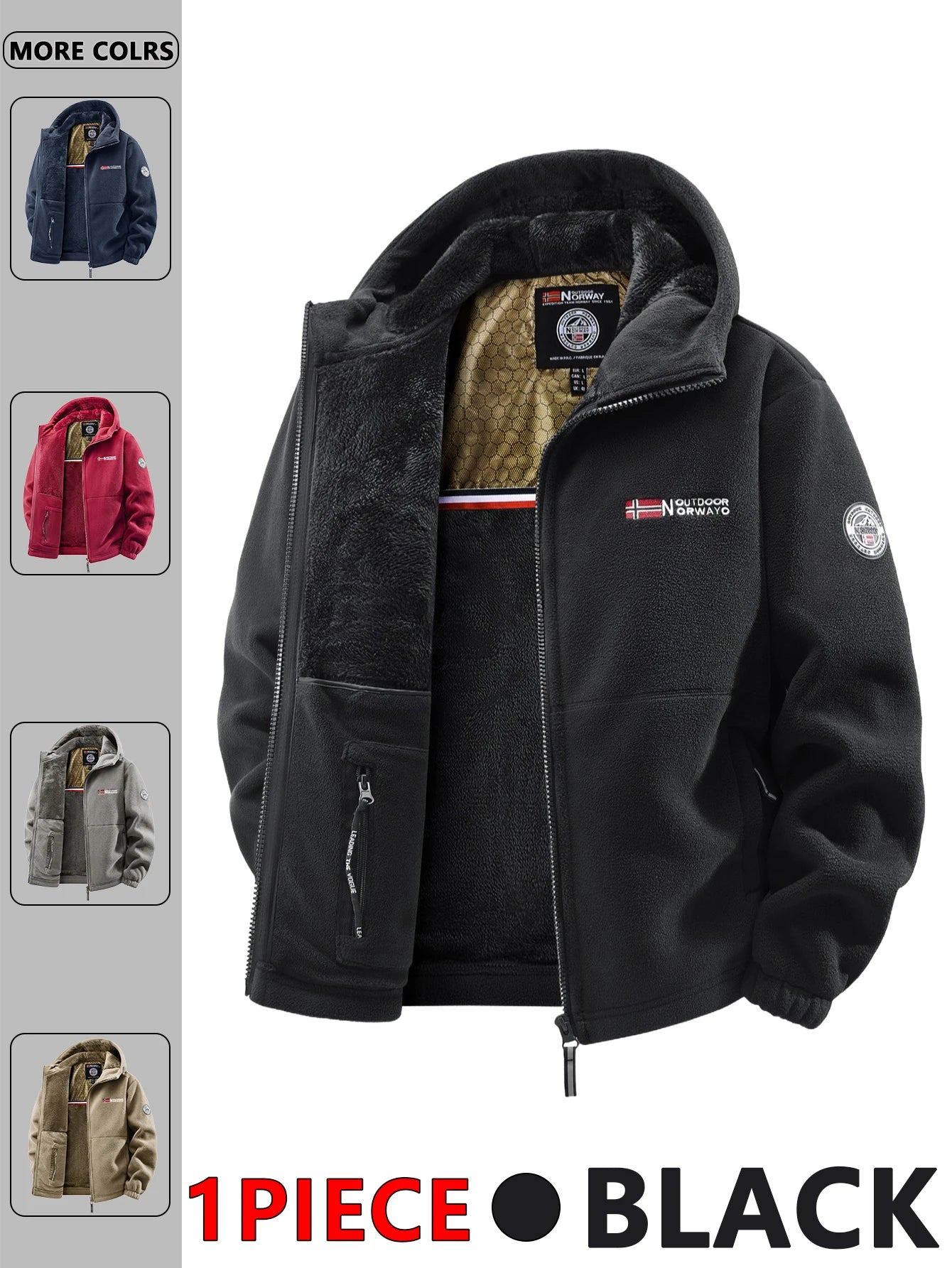 Giacca Con Cappuccio Da Uomo Per Esterno Autunno Inverno Versatile Abbigliamento Streetwear Per Viaggi Pendolarismo