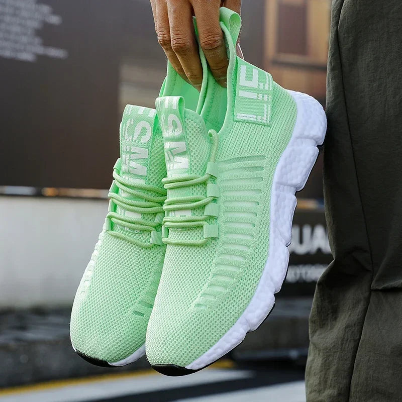 Scarpe Da Ginnastica Estive Da Uomo Traspiranti In Mesh Leggero Per Allenamento E Tennis Eleganti Spedizione Gratuita
