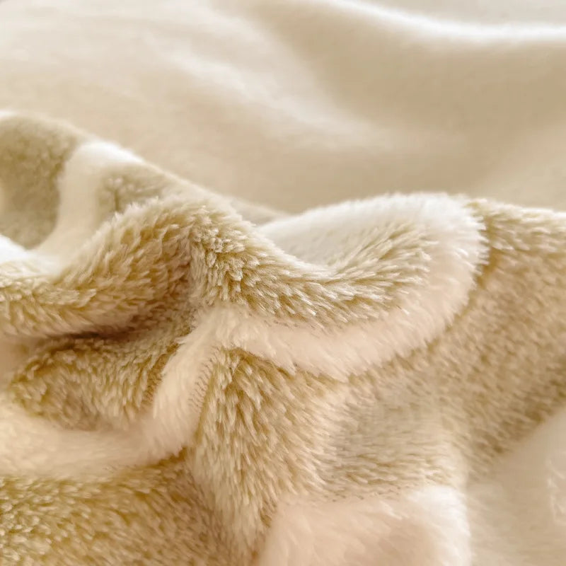 Lenzuolo Stampato Fragole Simpatico Cartone Animato Copripiumino Corto In Peluche Lavabile Antistatica