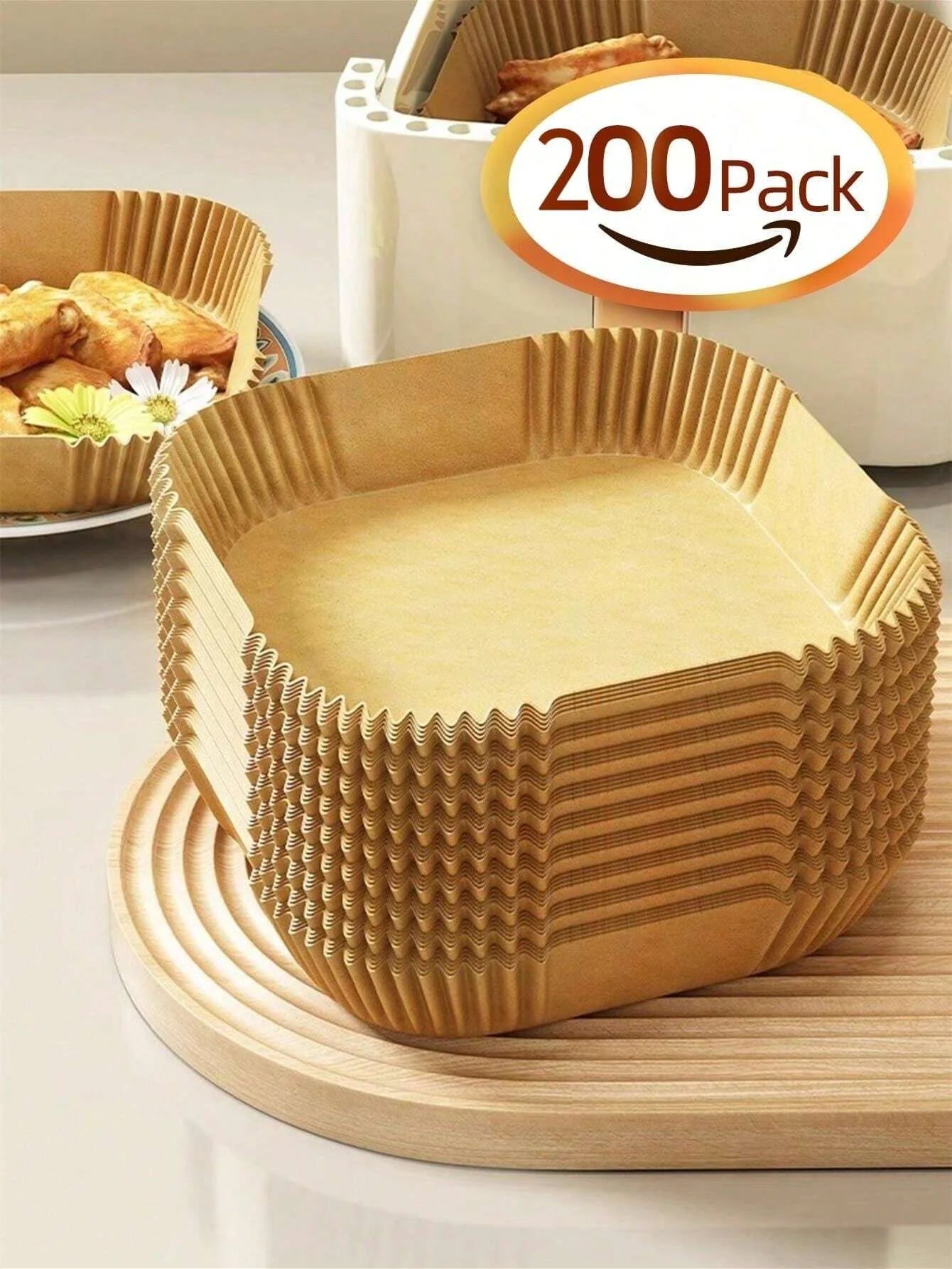 Carta Da Forno Usa E Getta Antiaderente Per Friggitrice Ad Aria Microonde Forno Barbecue Cucina YOCITY