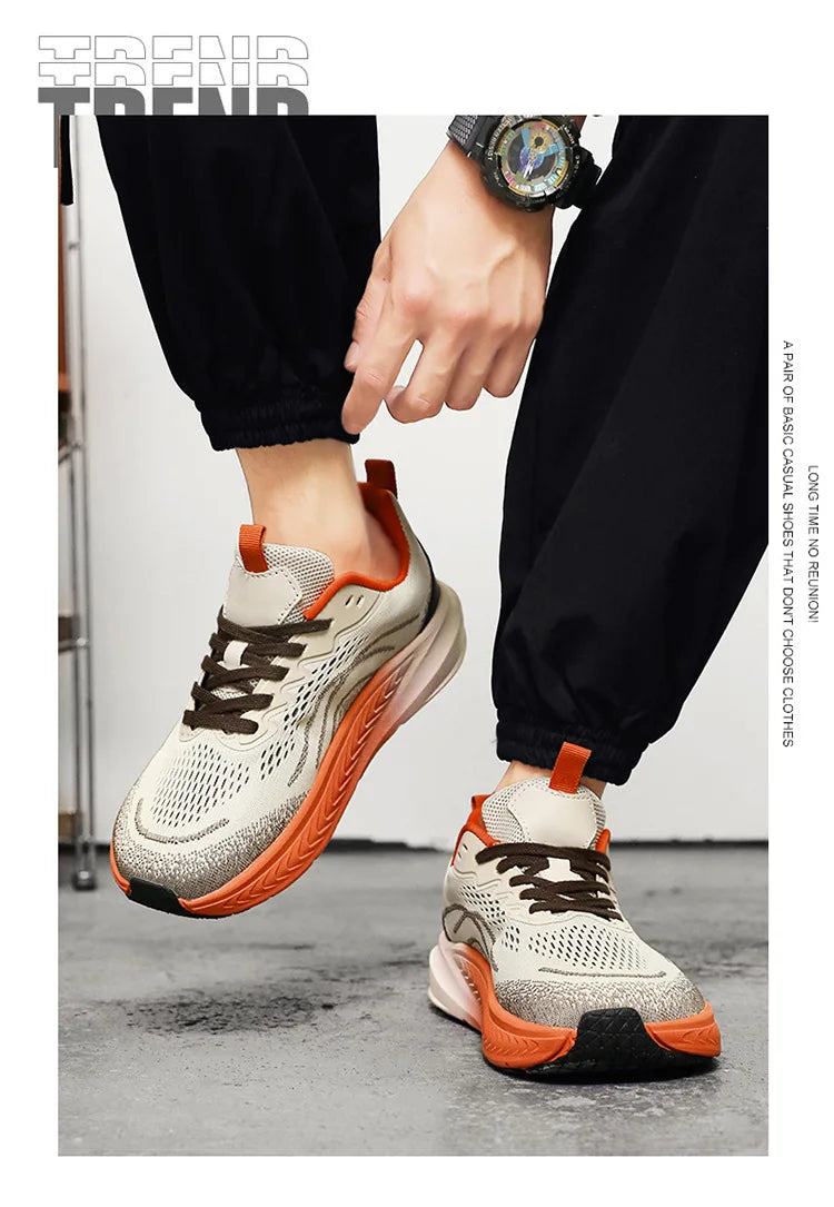 Scarpe Da Uomo Sportive In Mesh Traspiranti Scarpe Casual Moda Taglie Grandi Autunno Inverno Con Suola Piatta In Gomma