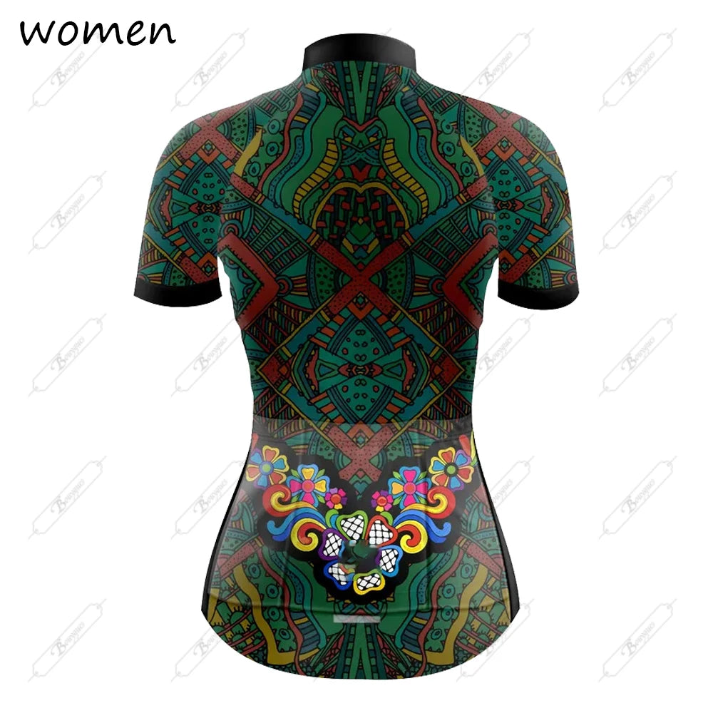 Maglia Da Ciclismo Donna Estate Premium Traspirante Team Racing Abbigliamento Da Ciclismo Maglia Da Bici Corta