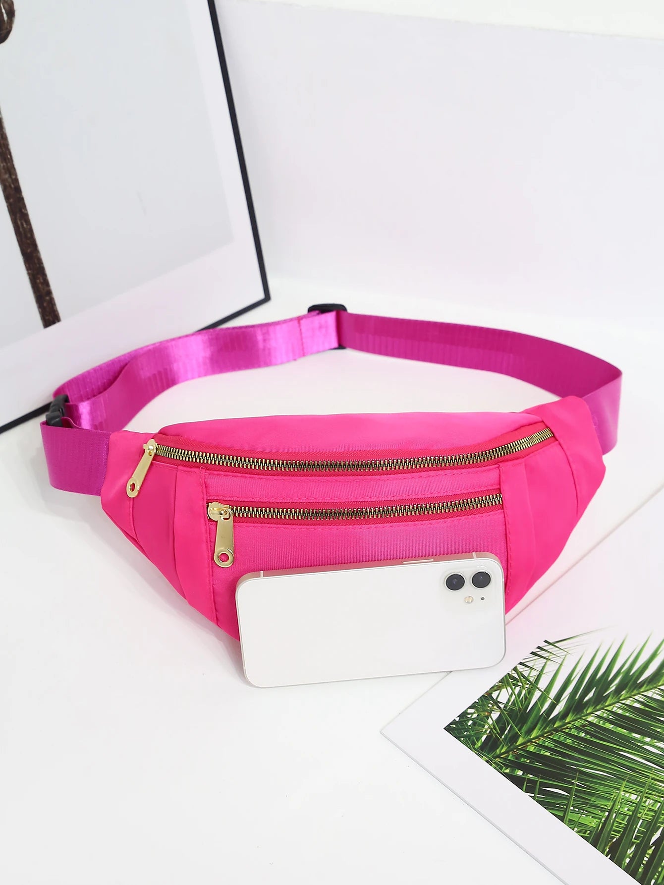 Marsupio Sportivo Da Donna Multistrato In Nylon Per Attività All Aperto Borsa A Tracolla Da Petto Per Telefono